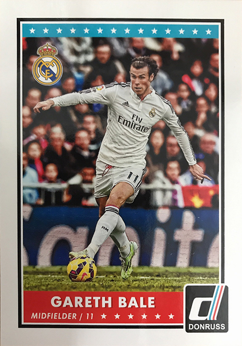 【开心就好】2015panini帕尼尼杜蕾斯球星卡gareth bale贝尔皇家