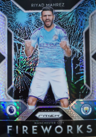 【quincy】2019 panini英超 球星卡 马赫雷斯 riyad mahrez 曼城 红