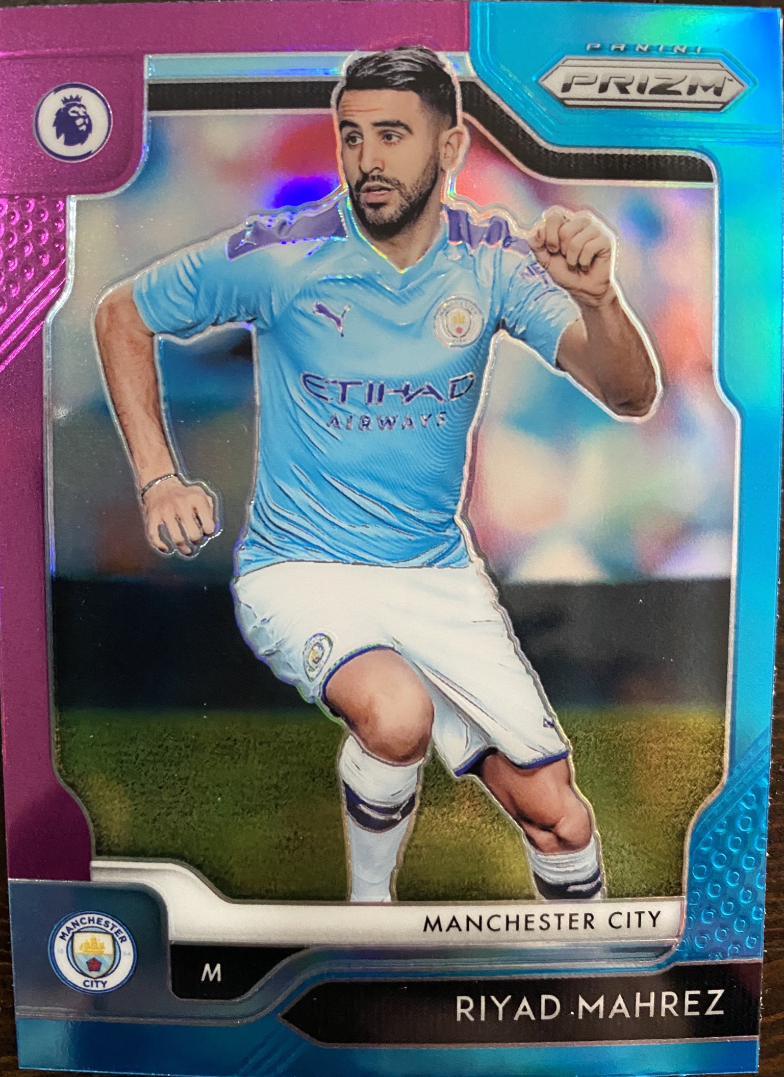 【quincy】2019 panini英超 球星卡 马赫雷斯 riyad mahrez 曼城 多色