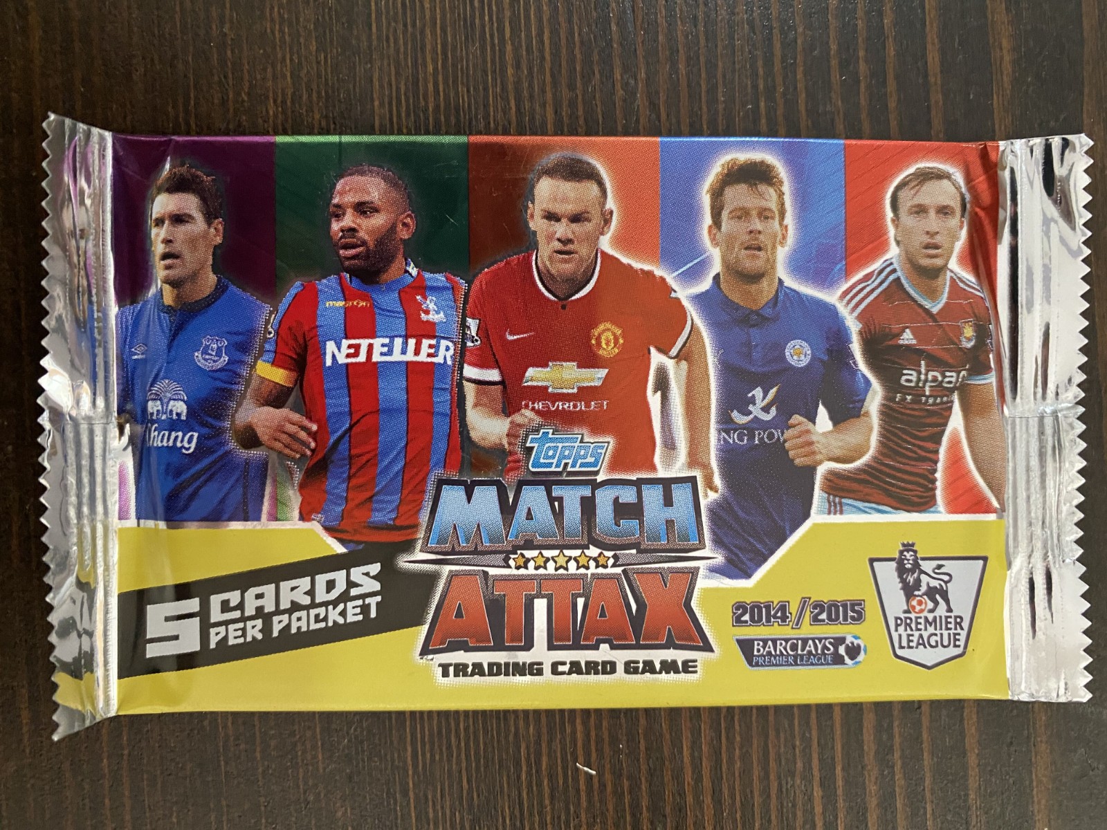 2013-14 topps 英超match attax球星卡单包卡包 亚太版