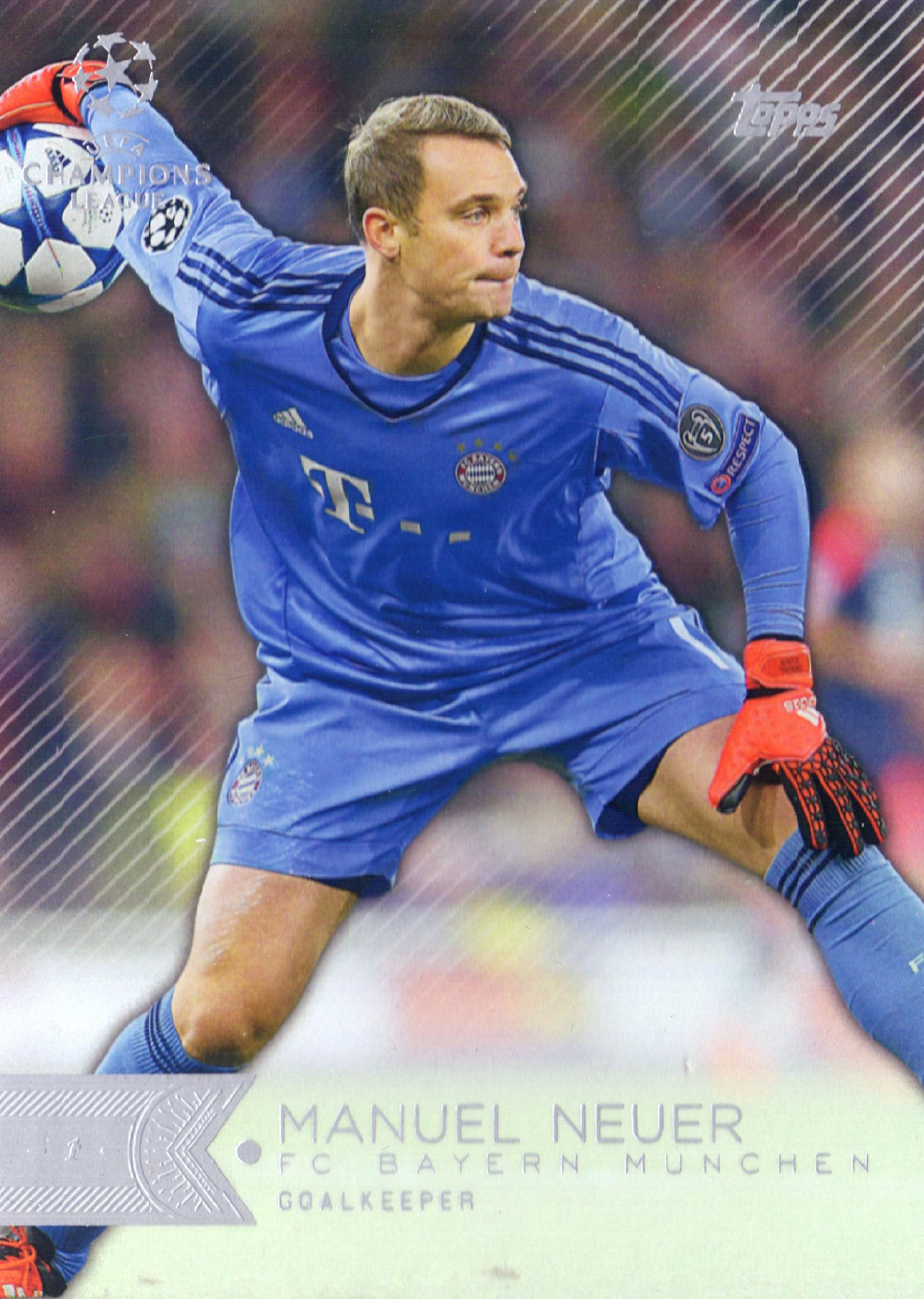 [ed] 2019 topps 欧冠finest 球星卡 诺伊尔 manuel neuer 拜仁慕尼黑