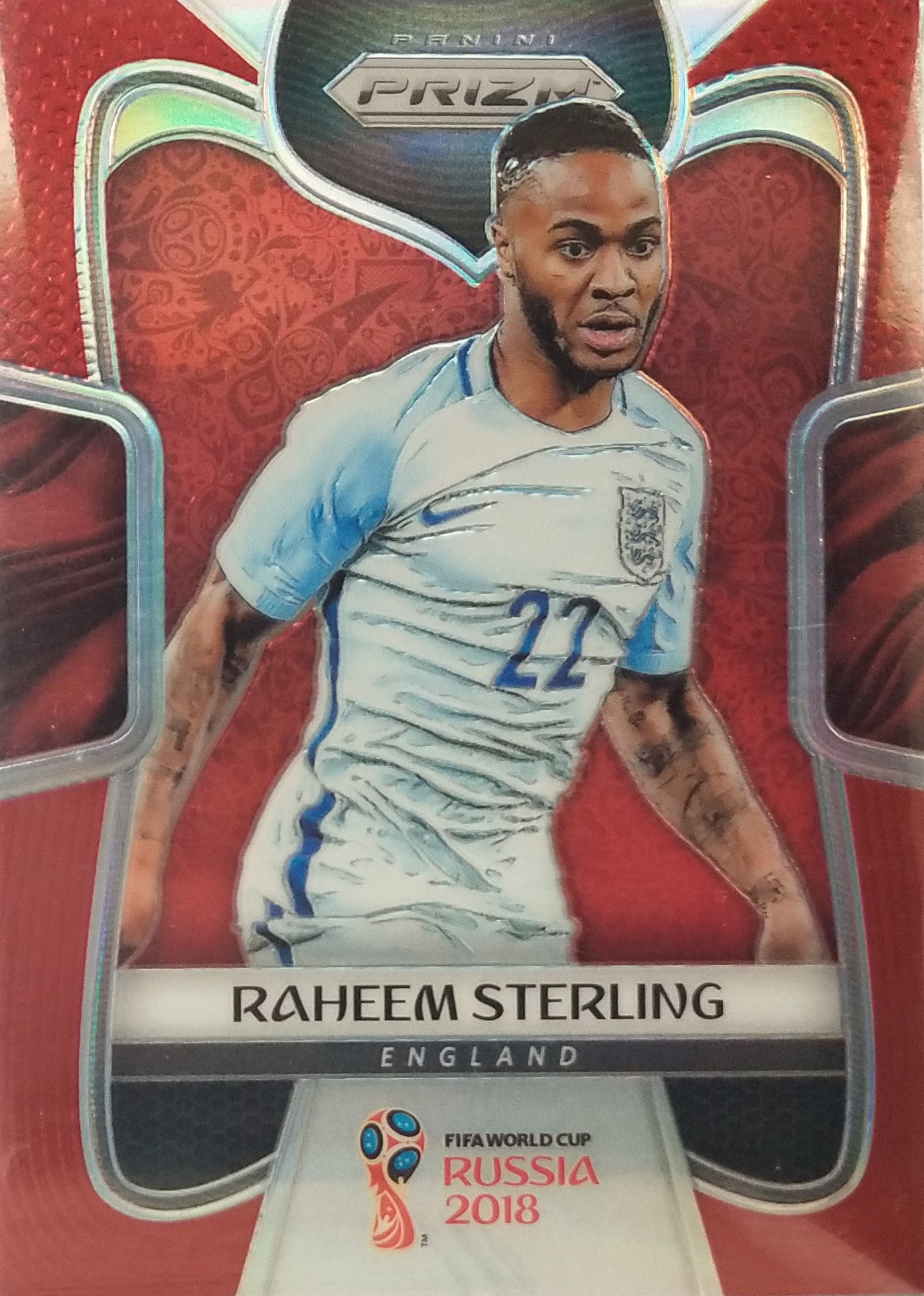 【风筝】2018panini帕尼尼俄罗斯世界杯球星卡斯特林raheem sterling