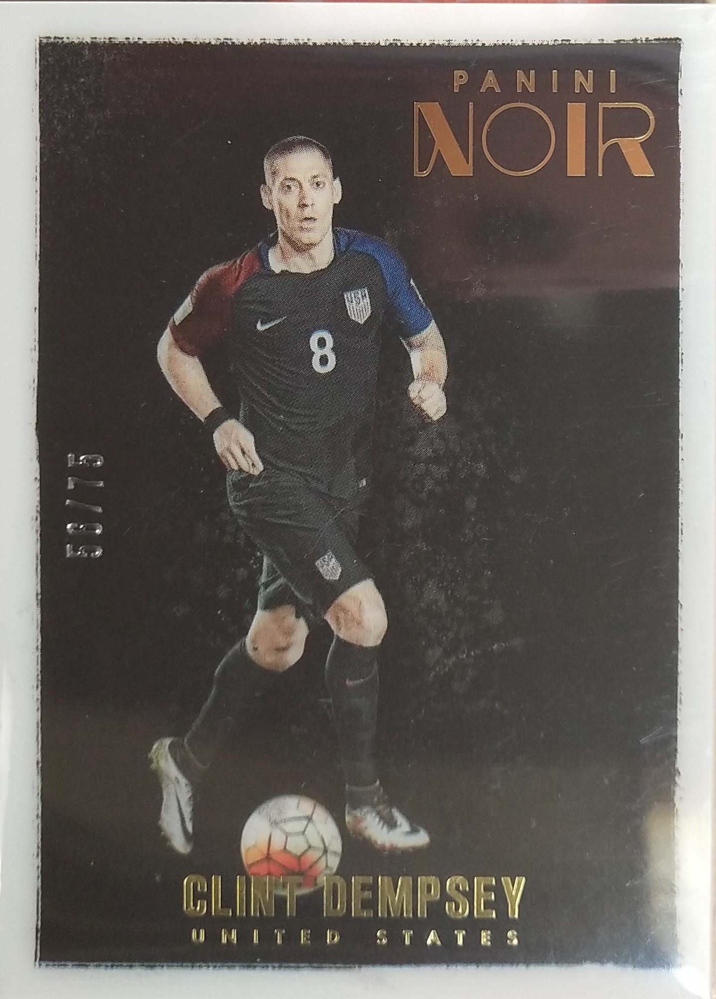 [ed] 2015 panini select 球星卡 邓普西 clint dempsey 美国 单签 12