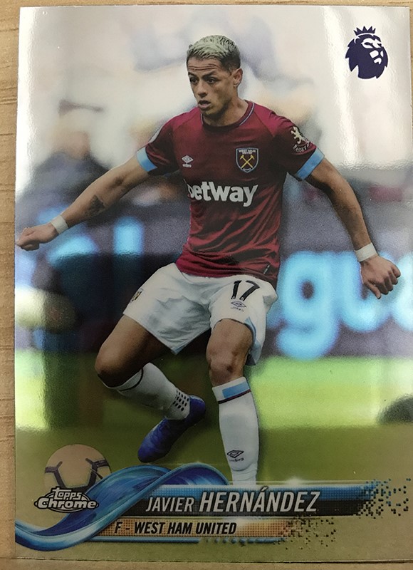 【ed】2018-19topps英超球星卡 哈维尔·埃尔南德斯 javier hernandez