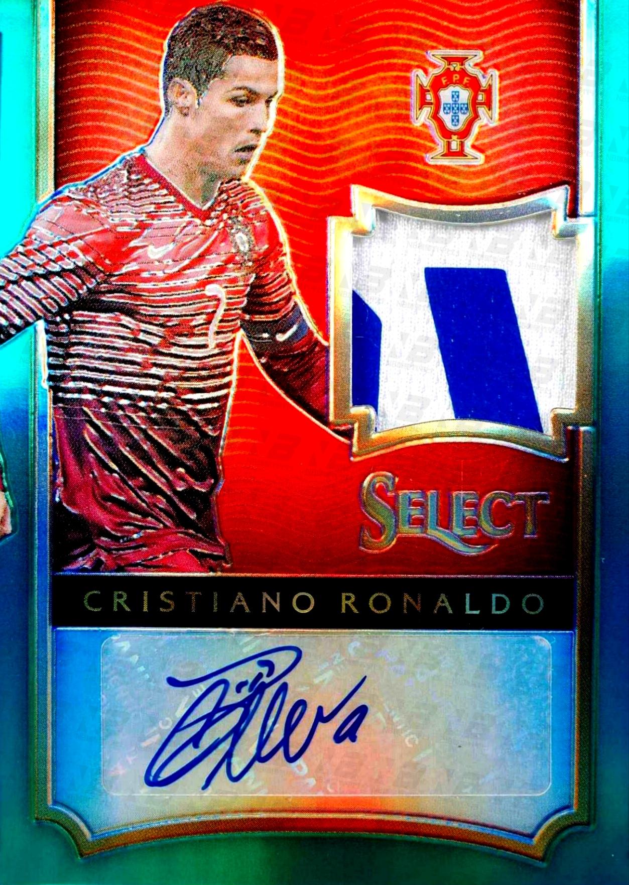2015帕尼尼select足球球衣签ja-cr7c·罗纳尔多绿3编