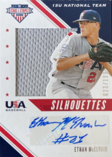 Bryson Stott 2019 Panini USA Baseball Stars & Stripes Jerseys /199